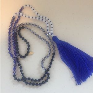 Mala Beads from Express/ blue